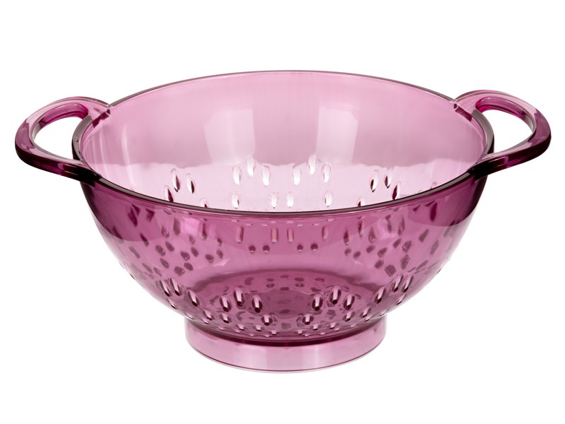Дуршлаг акриловый Lefard 22см розовый 757-025 Дуршлаг акриловый Lefard 22см розовый 757-025