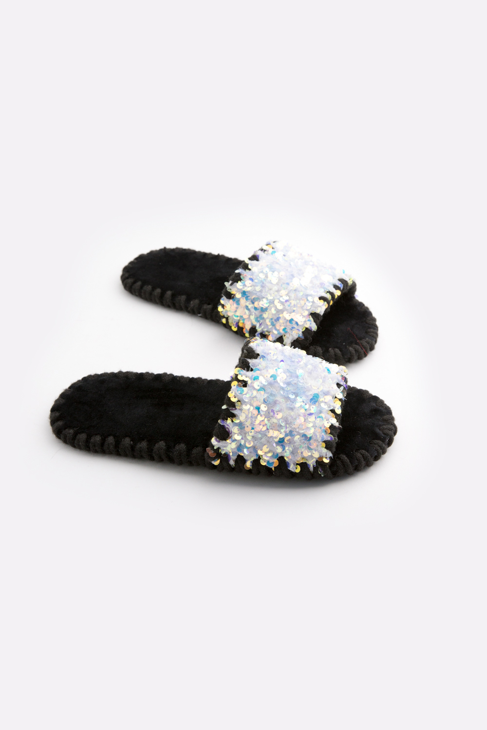 Жіночі домашні капці Family Story Паєтки Діамантові Жіночі домашні капці Family Story Паєтки Діамантові