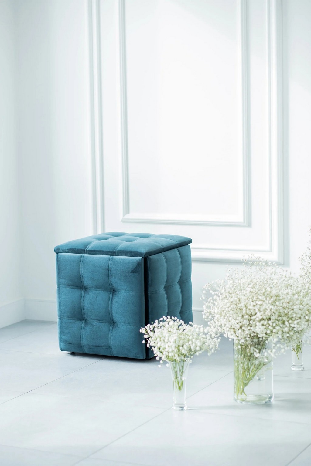 Пуф 5 в 1 велюр E44 бирюзовый