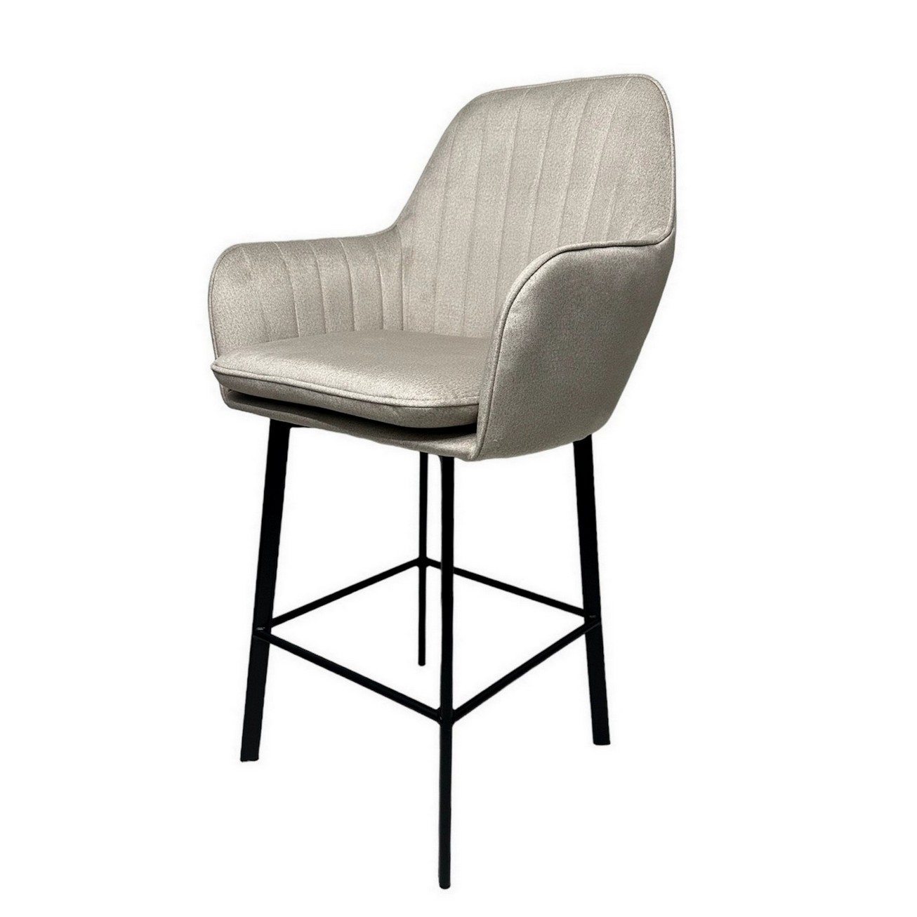 Полубарное кресло Mira светло-бежевое