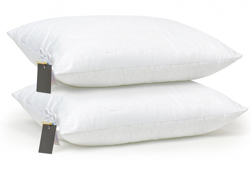 Набір антиалергенних подушок Mirson EcoSilk №158 Eco Light White (середні)