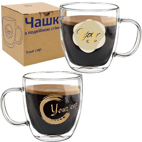 Чашка с двойной стенкой Your cup 600мл 6 шт Чашка с двойной стенкой Your cup 600мл 6 шт