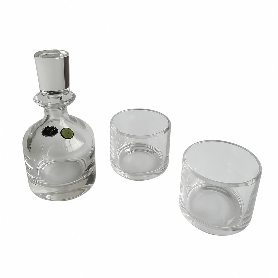 Набір  для віскі  1 + 2 стакани BOHEMIA