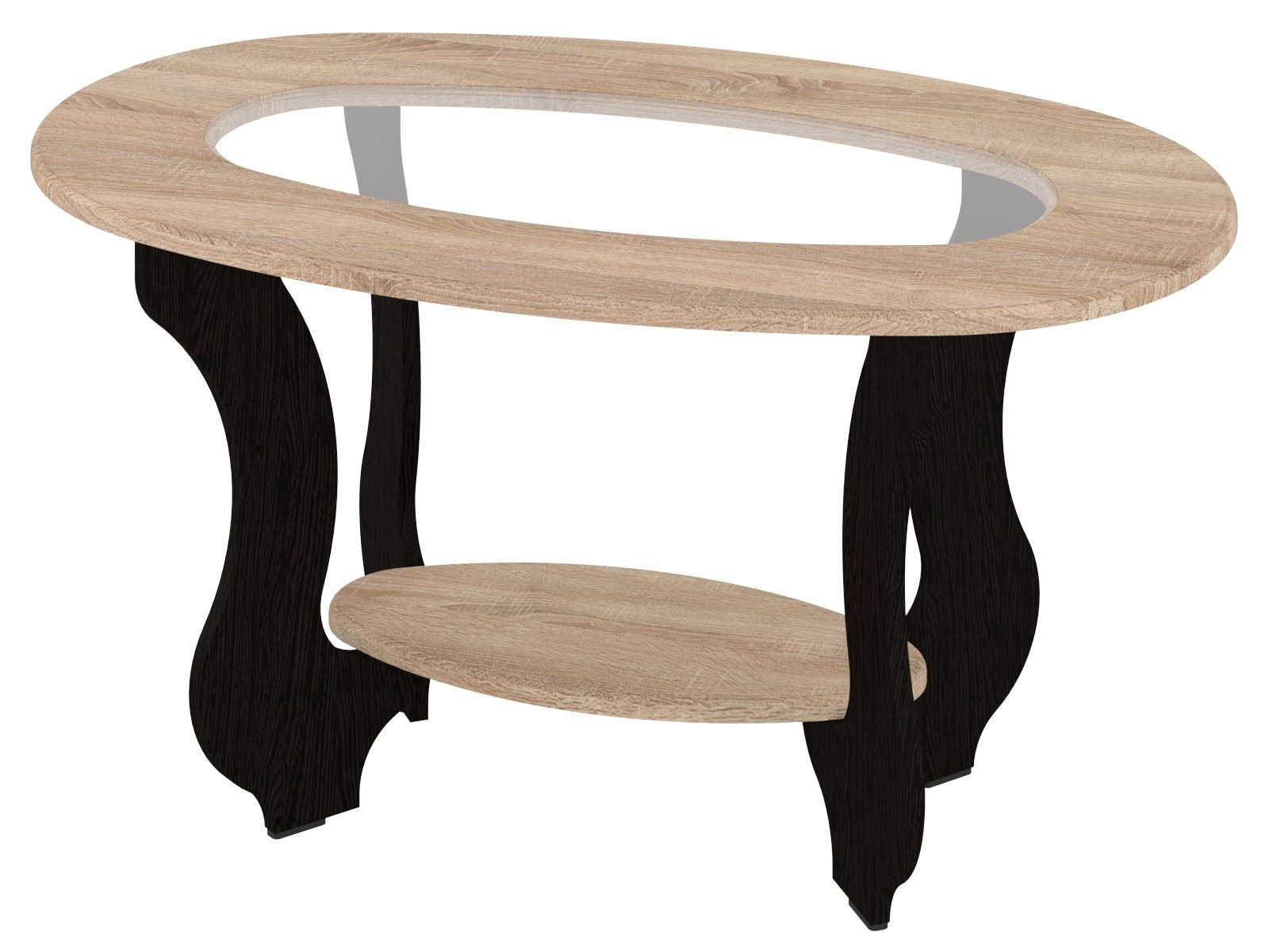 Журнальный столик Жасмин Венге+Сонома