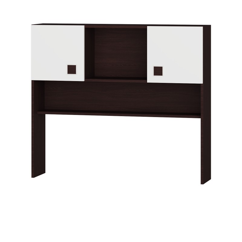 Надстройка стола Соната Венге темный/Белый