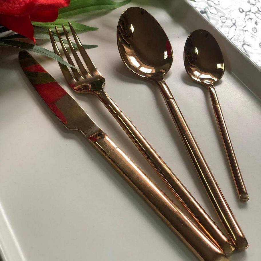 Набір столових приборів в коробці Olens 4 пр., Купер Набір столових приборів в коробці Olens 4 пр., Купер