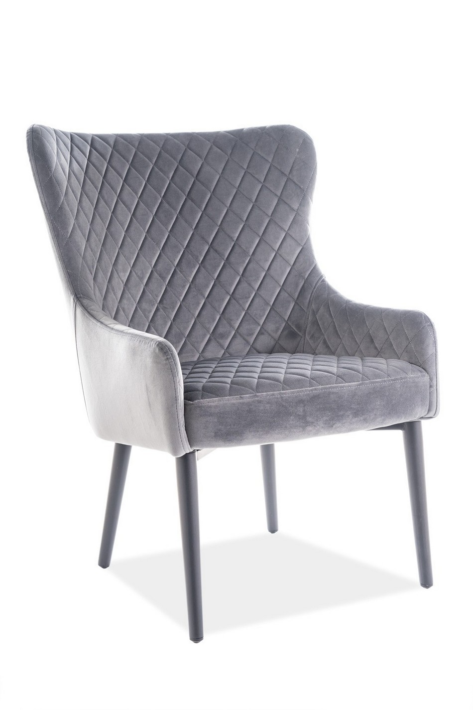 Стул Colin F Velvet Серый Стул Colin F Velvet Серый