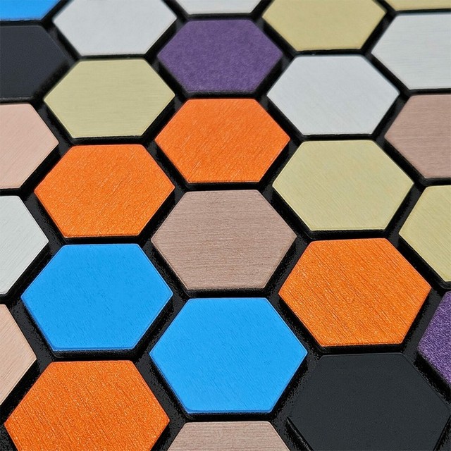 Самоклеящаяся алюминиевая плитка 30x30x0,3см  разноцветный SW-00001932