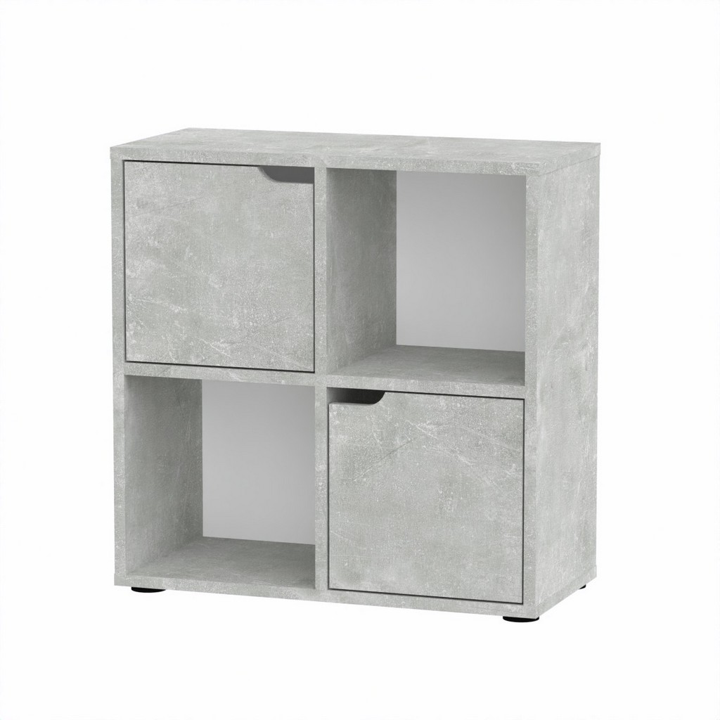 Полка-тумба напольная П-35 ателье светлый