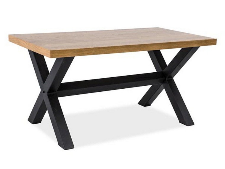 Журнальний столик Xaviero B Дуб шпон/чорний Журнальний столик Xaviero B Дуб шпон/чорний