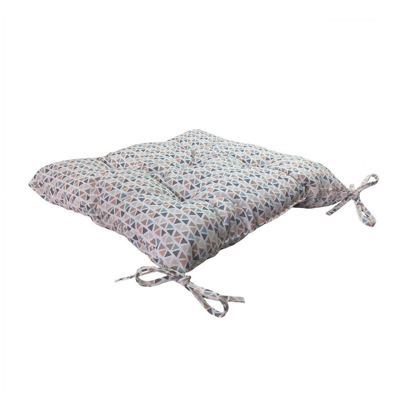 Подушка на стул Прованс 40x40 Треугольники бежевые (22409)