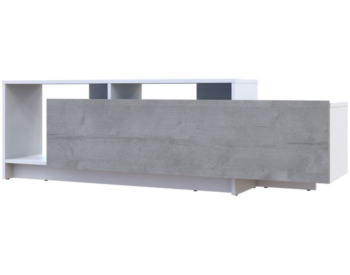 Стенка в гостиную U2 Белый/Бетон Стенка в гостиную U2 Белый/Бетон