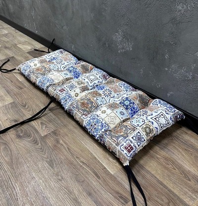 Подушка на підвіконник панама «Spanish tiles» Подушка на підвіконник панама «Spanish tiles»