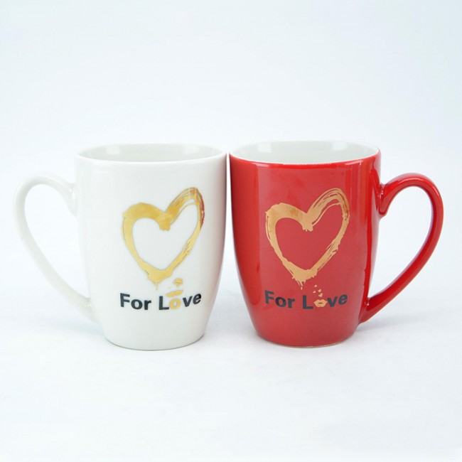 Набор кружек Для нее и для него 340 мл 12шт