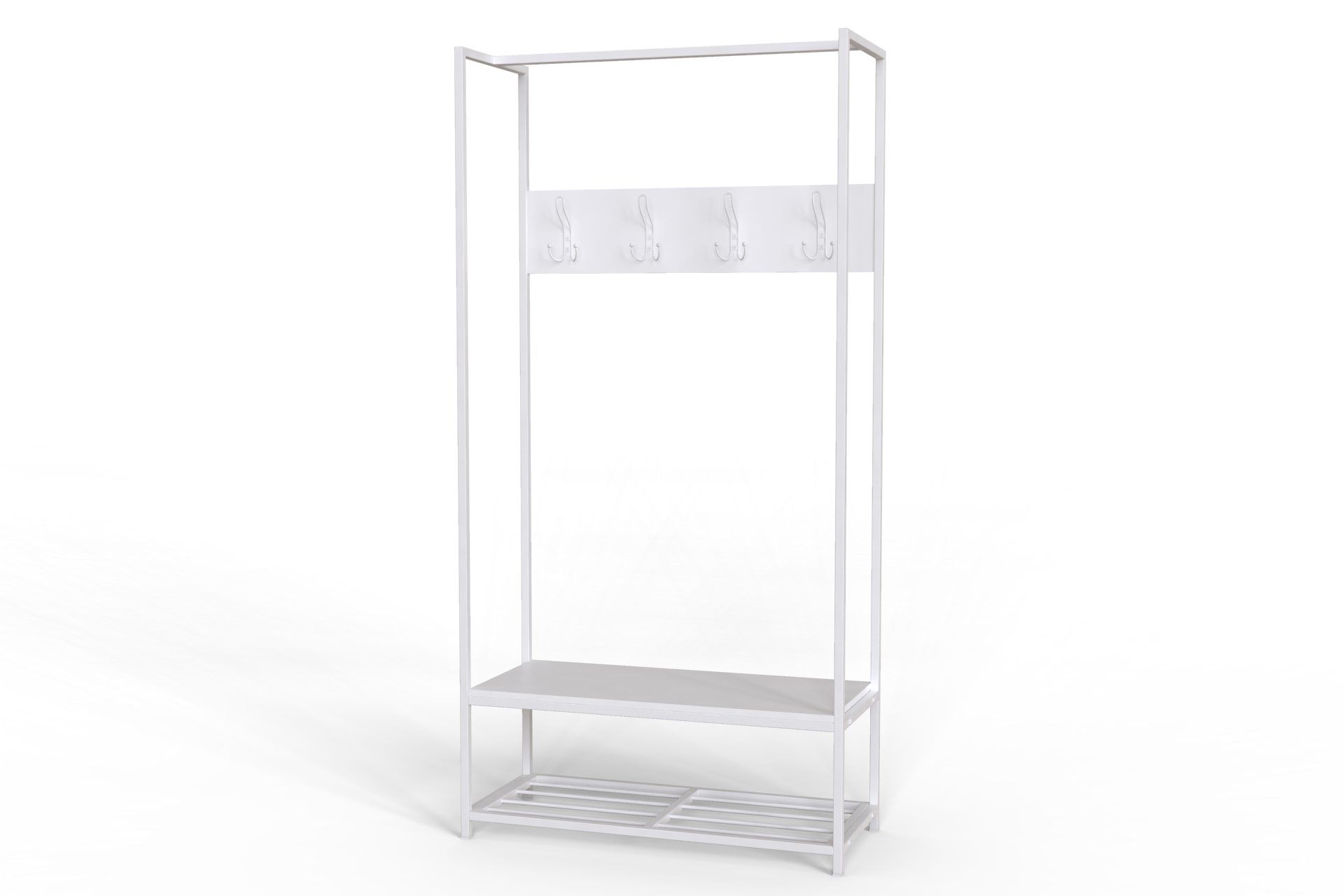 Вешалка напольная Трелис 13 белый Белый