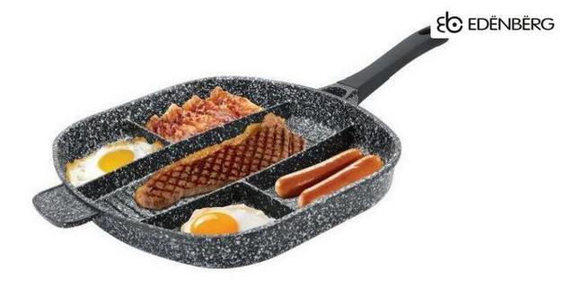 Сковорода-гриль з відсіками 5 в 1 Edenberg EB-3306