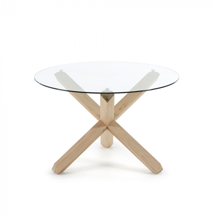 Стіл NORI прозорий D120  CC0738C07