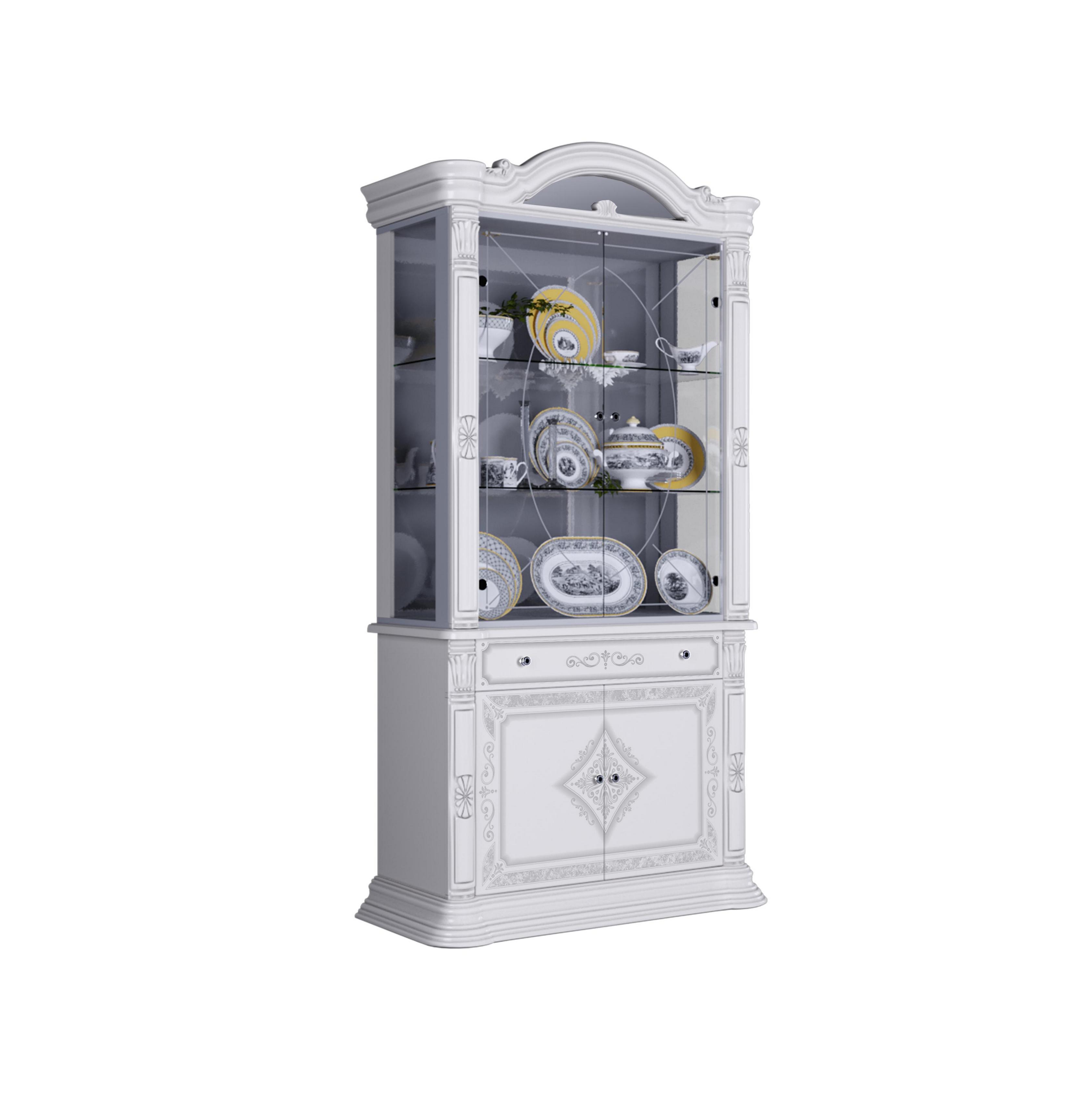 Сервант  Чикаго 2 дв. Глянець Білий CH-12-WB