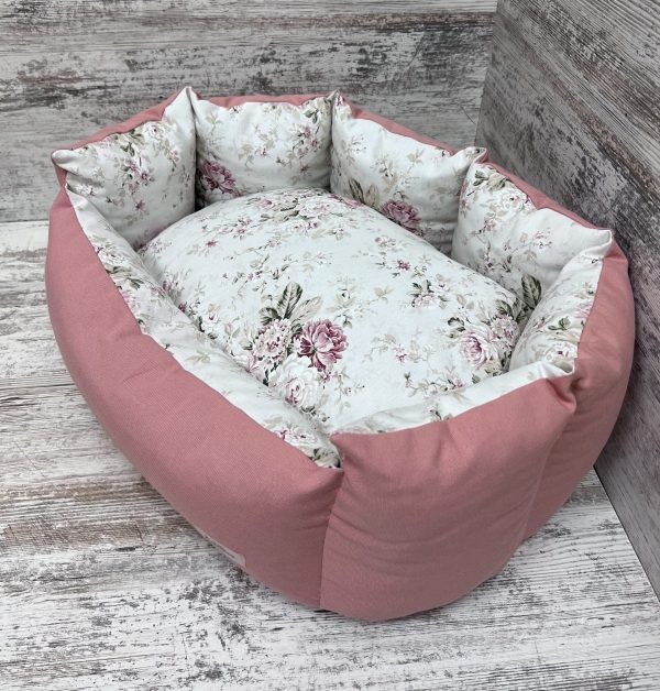 Лежак для кошек и собак панама модель 1 "Hydrangea" 50х40 см