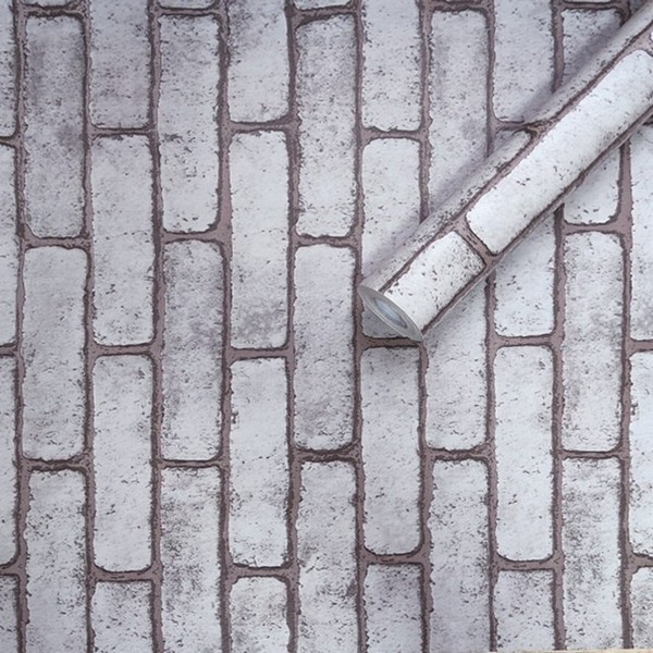 Самоклеюча плівка лавандова цегла 45x1000см  SW-00001270 Самоклеюча плівка лавандова цегла 45x1000см  SW-00001270