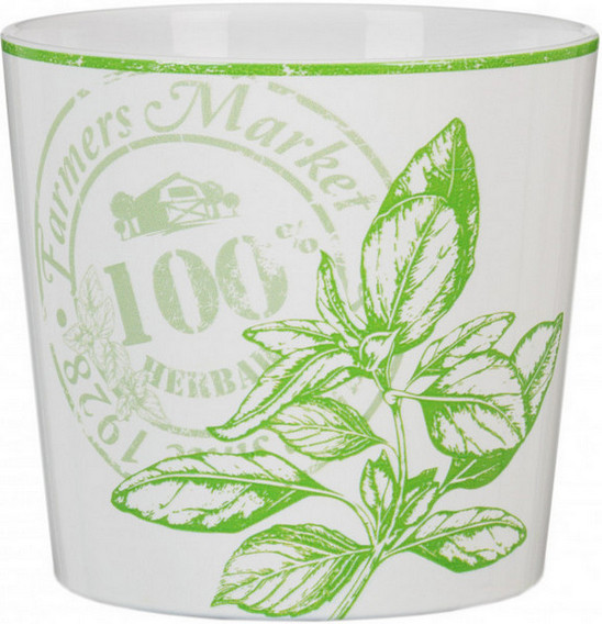 Кашпо для квітів Herbs, керамічне 14 Delicious Кашпо для квітів Herbs, керамічне 14 Delicious