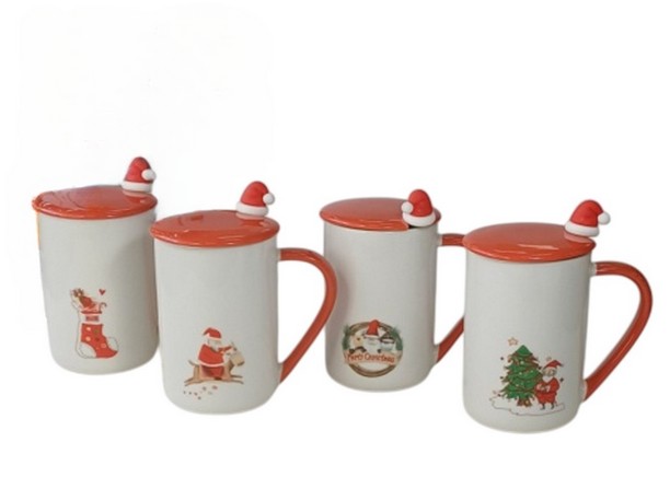 Кружка Olens Рождественское утешение 430 мл новогодний носок