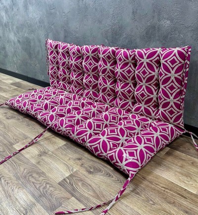 Подушка на поддоны/качели/каркасы панама “Ornament” бордовый 100х50х50 см Подушка на поддоны/качели/каркасы панама “Ornament” бордовый 100х50х50 см