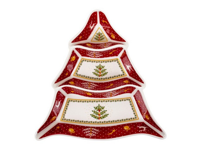 Менажница Lefard Рождественская коллекция 24х24х4 см 924-833