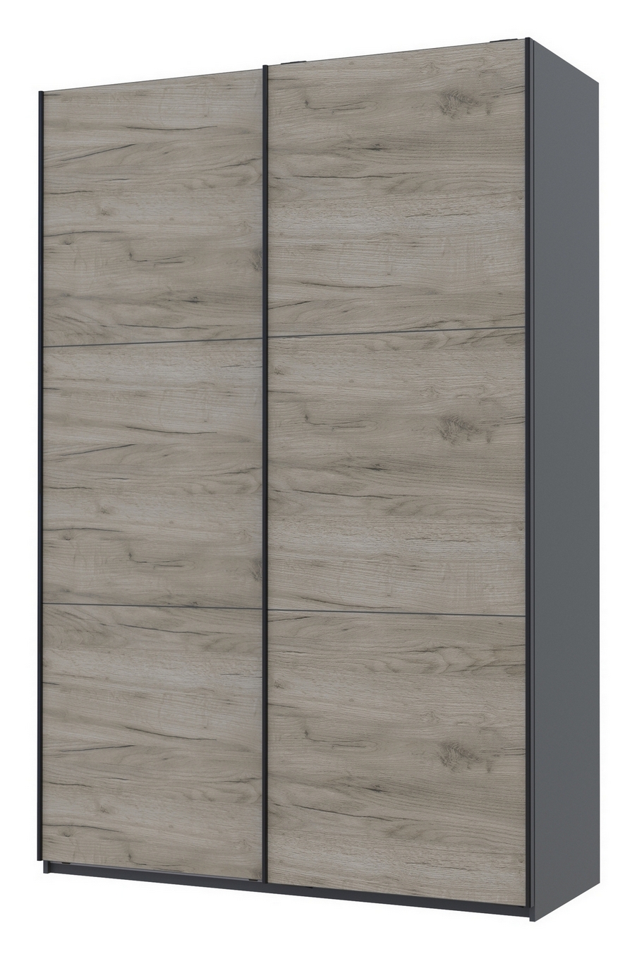 Шафа купе G-Caiser 2 ДСП 160x60x240 графіт/дуб крафт сірий Шафа купе G-Caiser 2 ДСП 160x60x240 графіт/дуб крафт сірий