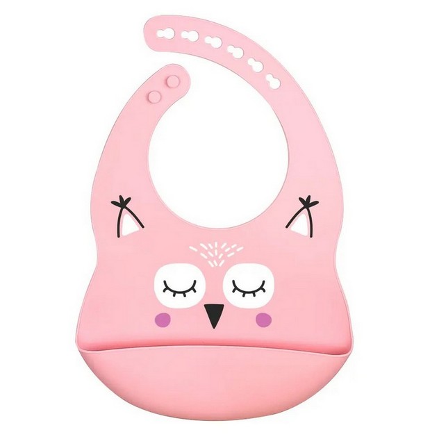 Нагрудник с принтом Мордочка Hot Pink