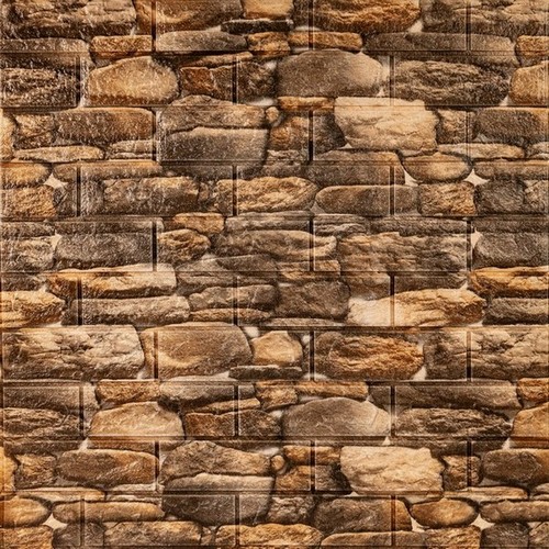 Самоклеюча декоративна 3D панелі під камінь матовий 70х77х0,5см  SW-00000635 Самоклеюча декоративна 3D панелі під камінь матовий 70х77х0,5см  SW-00000635