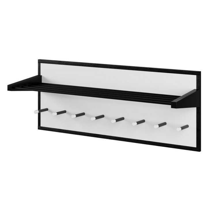 Настенная вешалка  Верона 1 Черный/ Белый Настенная вешалка  Верона 1 Черный/ Белый