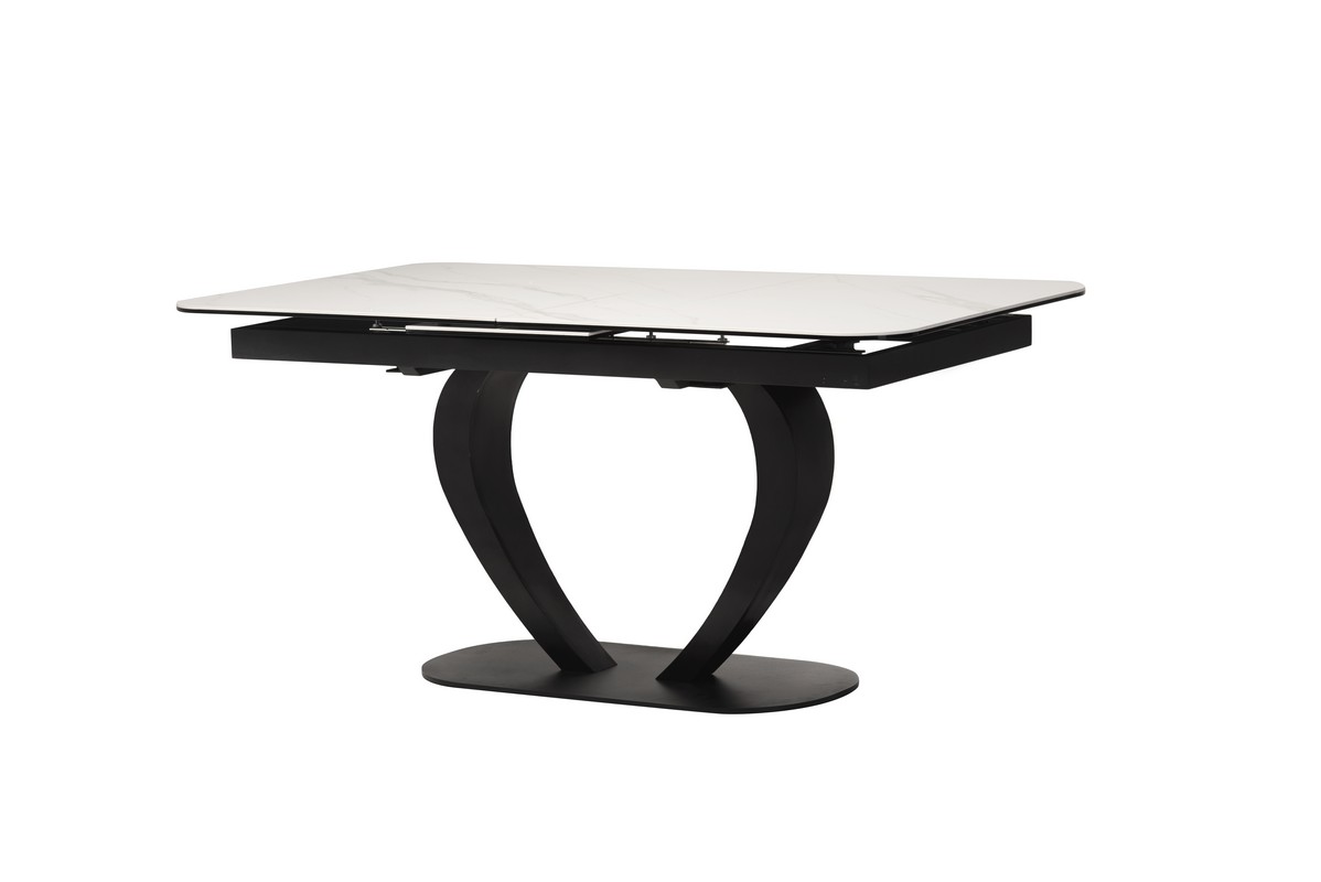 Обеденный стол  TML-815 Белый 160(200)х90 Обеденный стол  TML-815 Белый 160(200)х90