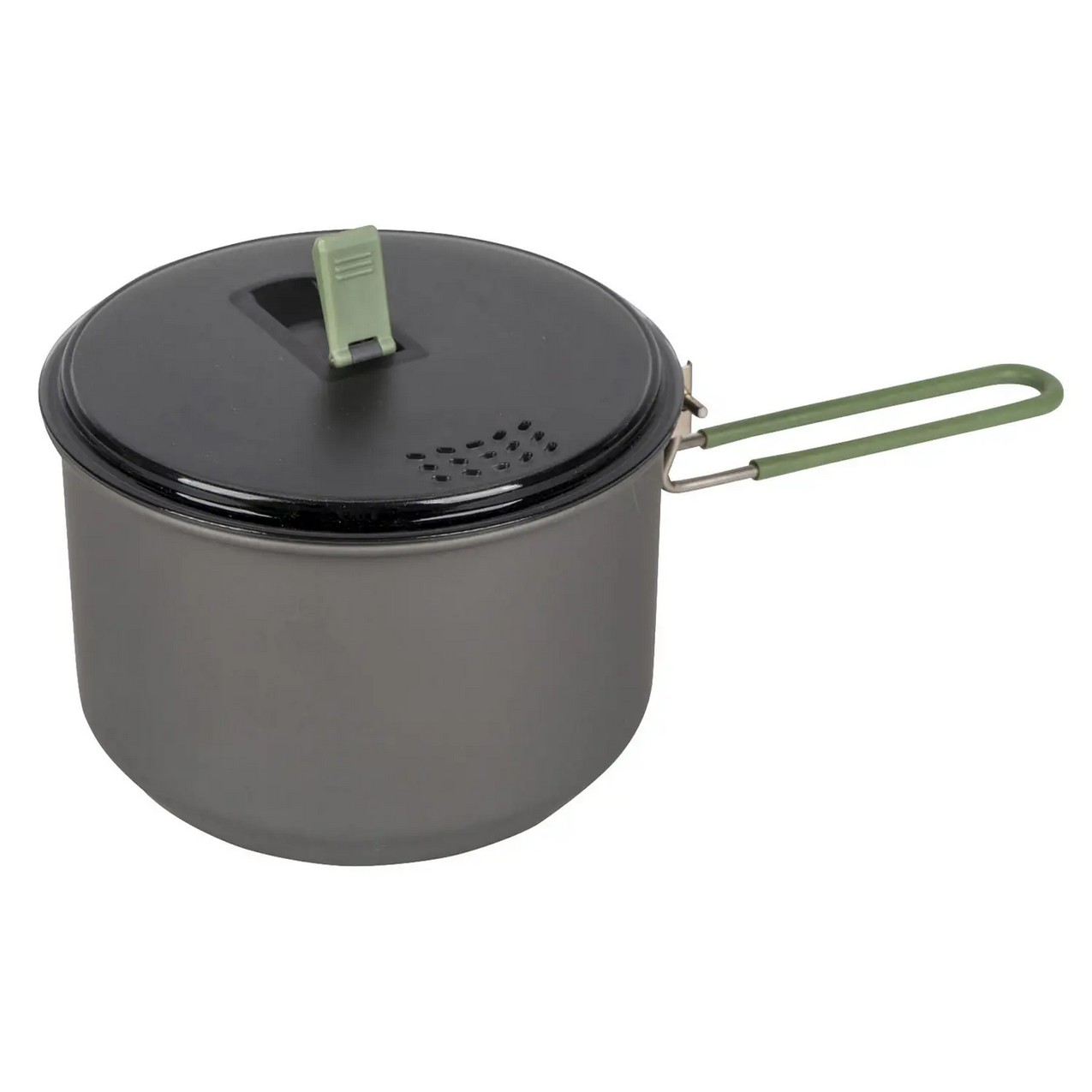 Кастрюля Bo-Camp Explorer Hard Anodized 1L Grey/Green