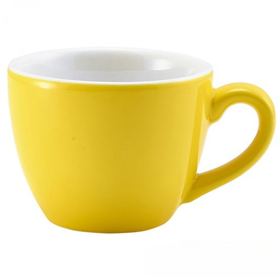 Чашка Color Tea 90 мл жёлтая GenWare 6шт Чашка Color Tea 90 мл жёлтая GenWare 6шт