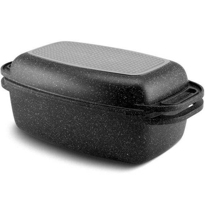 Гусятница прямоугольная с крышкой-гриль 5 л Edenberg EB-4607