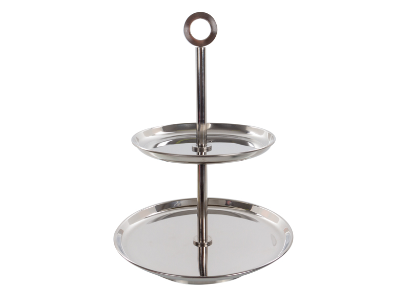 Двоярусна підставка-етажерка для закусок 29 см Lefard 780-020