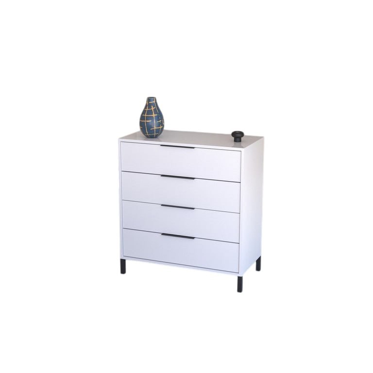 Комод на 4 ящика Jersie белый