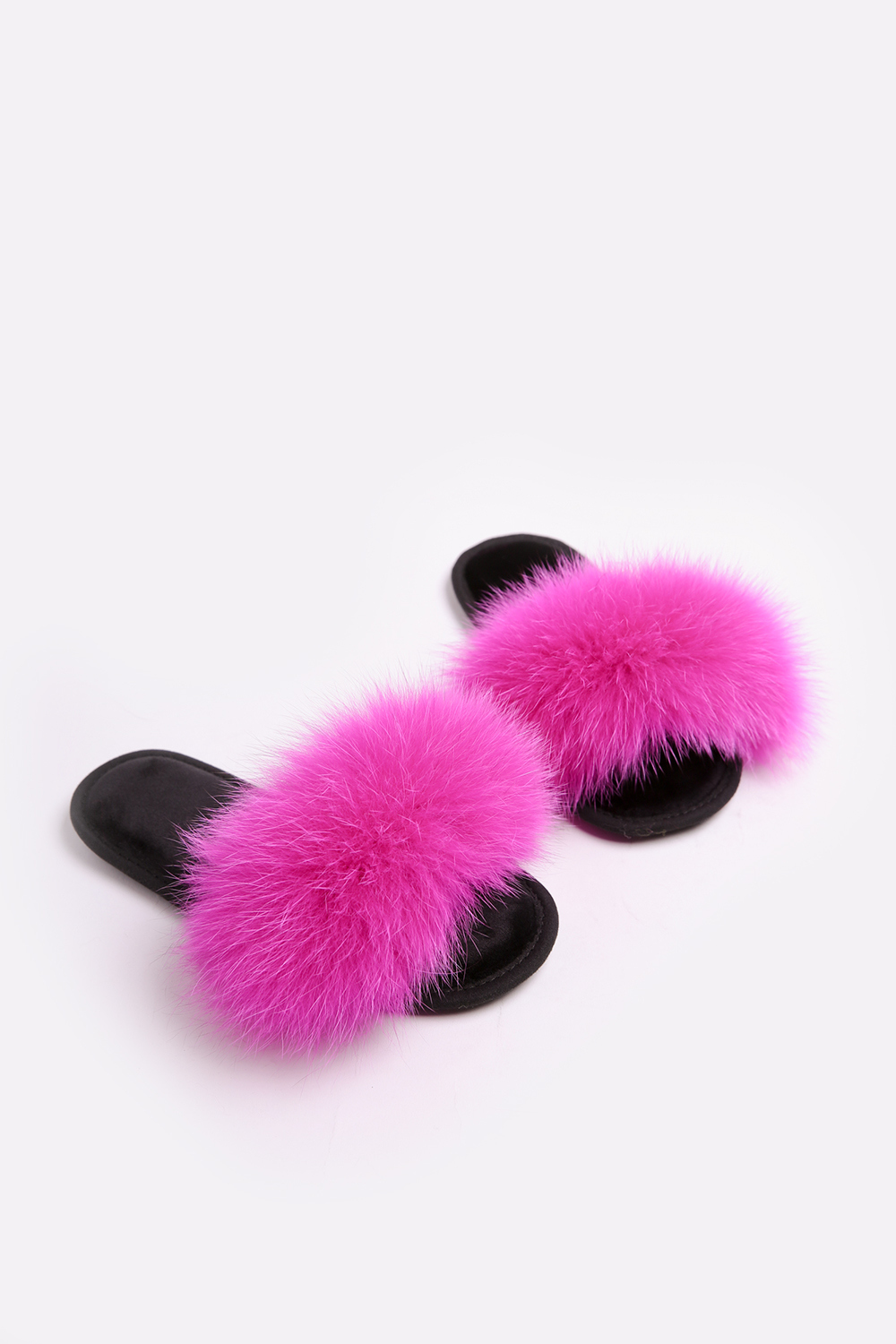 Женские домашние тапочки Family Story Пушистики FLEX  Фуксия 30-31 р