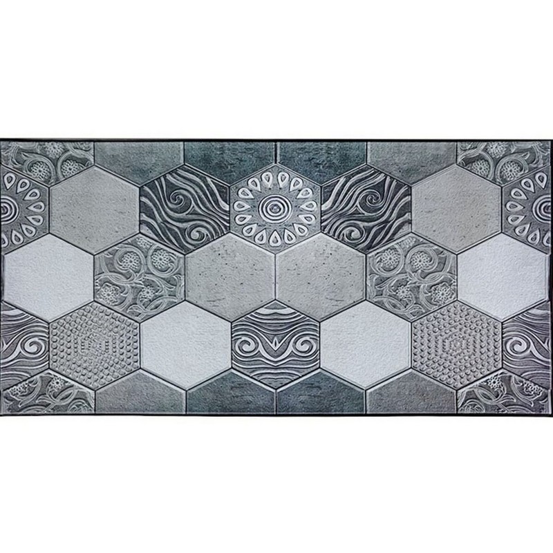 Декоративная ПВХ панель 96x48x0,4см  серый SW-00000579 Декоративная ПВХ панель 96x48x0,4см  серый SW-00000579