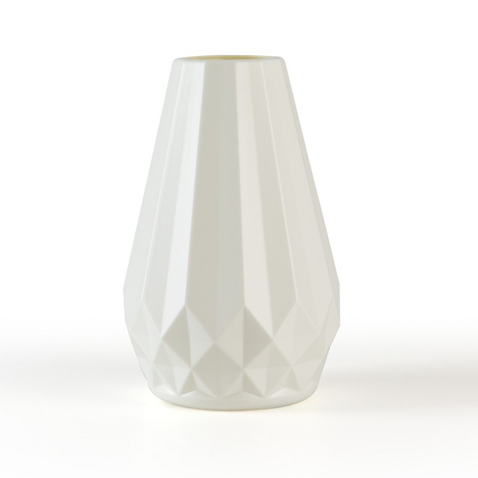 Ваза MVM DH-FLOWERS-07 95х55х205 мм белая