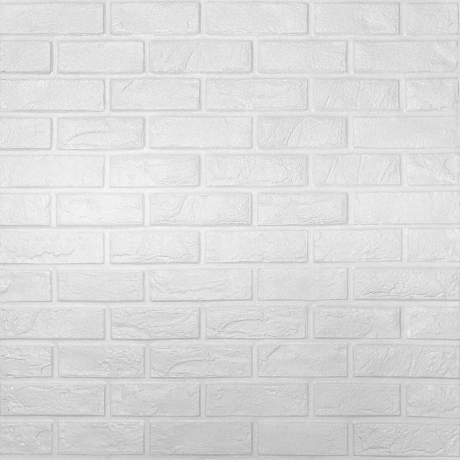 Самоклеюча 3D панель культурний камінь білий 70x80x0,8см  SW-00000485 Самоклеюча 3D панель культурний камінь білий 70x80x0,8см  SW-00000485