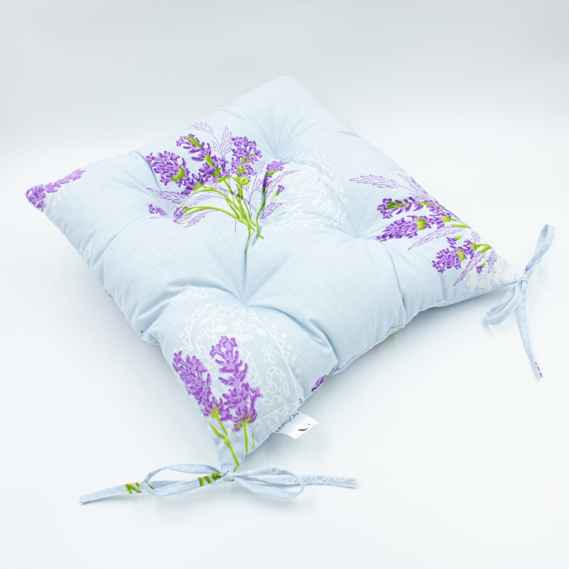 Подушка для стільця MirSon Бязь Принт 17-0130 Lavender sea