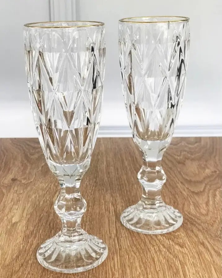 Набор бокалов Olens 170 мл Золотой изумруд 6 шт