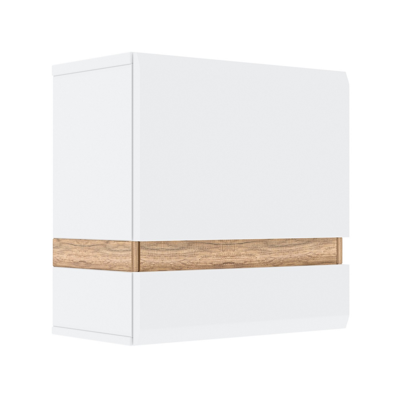 Шафа навісна LETIS G білий/дуб каньйон+ білий глянець