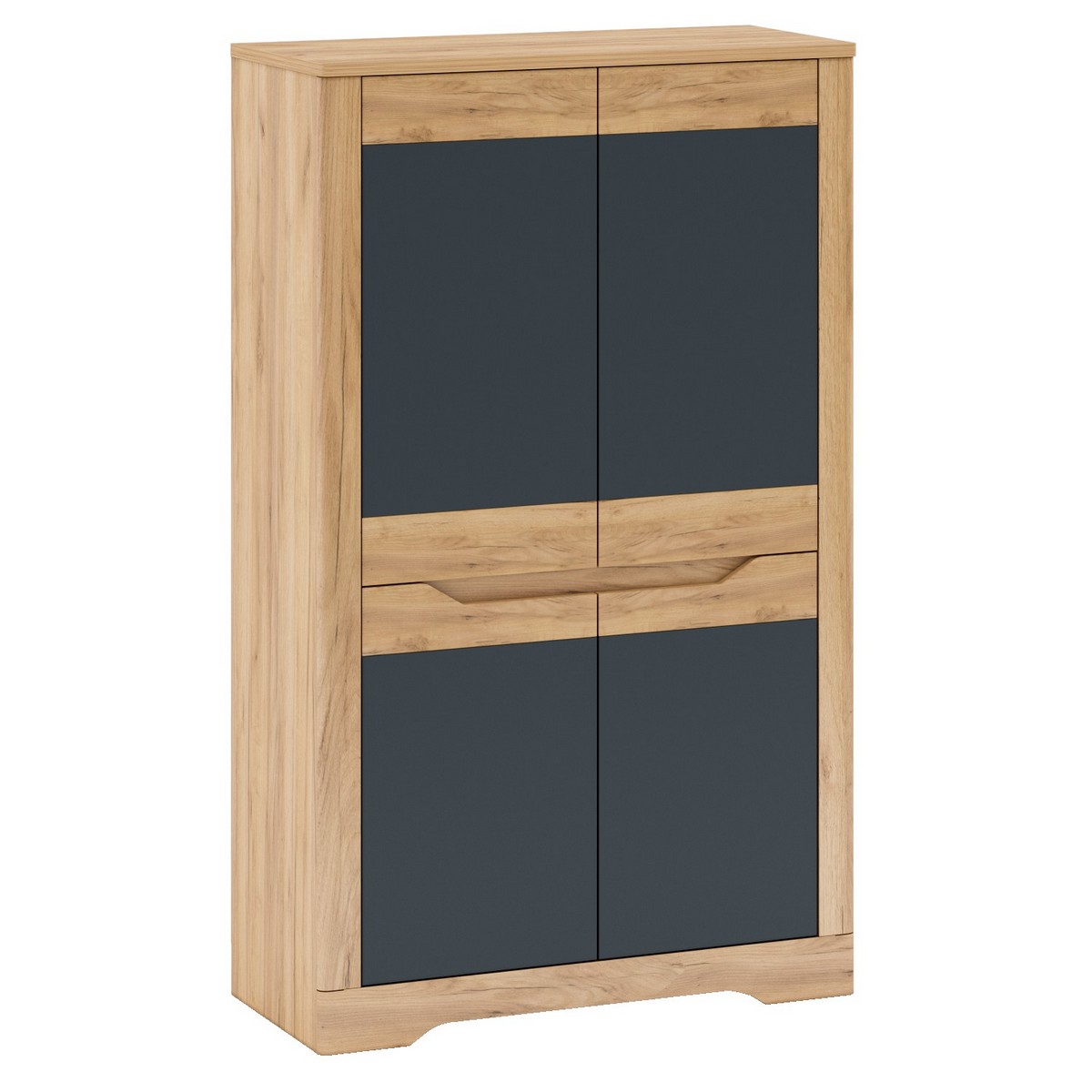 Шафа розпашна Fidel I дуб крафт зол.+сірий
