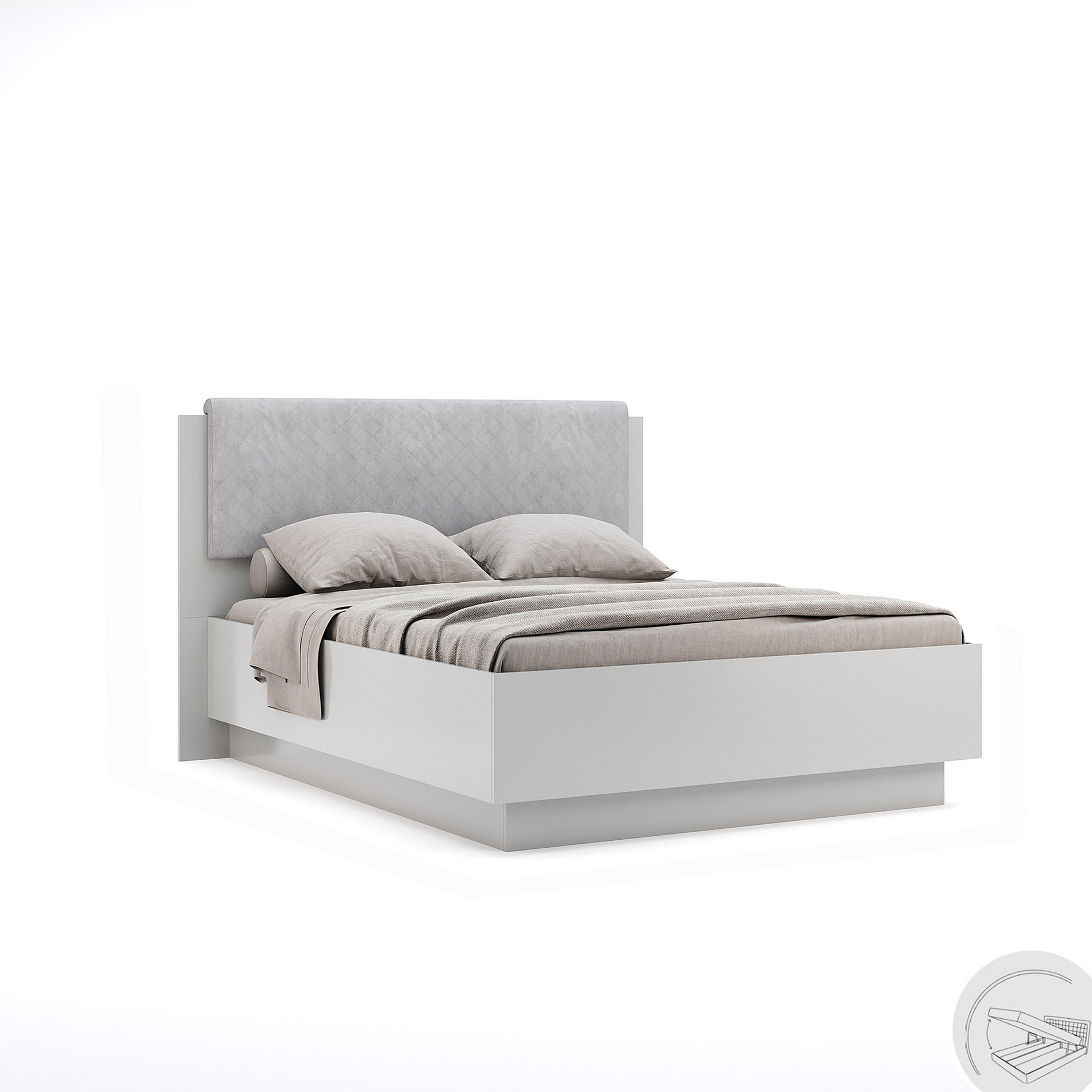 Кровать Меги 160х200 с подъемным механизмом Кровать Меги 160х200 с подъемным механизмом