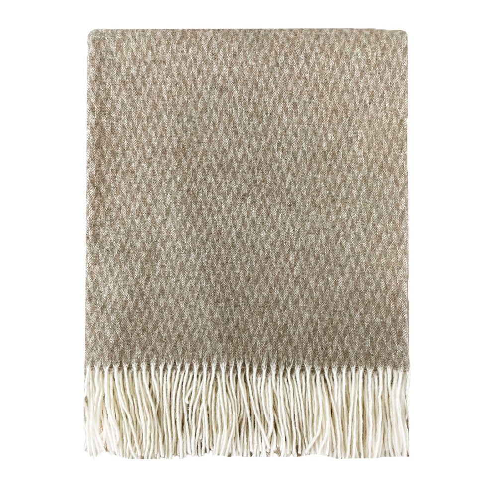 Плед мериносовий капучино Love You 140 x 200 см