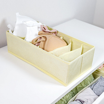 Органайзер MVM для зберігання на 6 секцій 170x330x100 мм