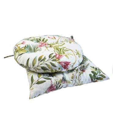 Подушка для стільця "Villa" 40х40 квіти Прованс (28812)